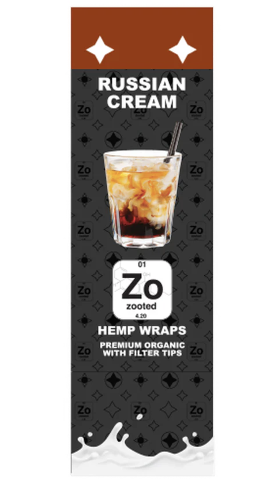 Photograph of product: Russian Cream Flavored Hemp Wraps - 2pk