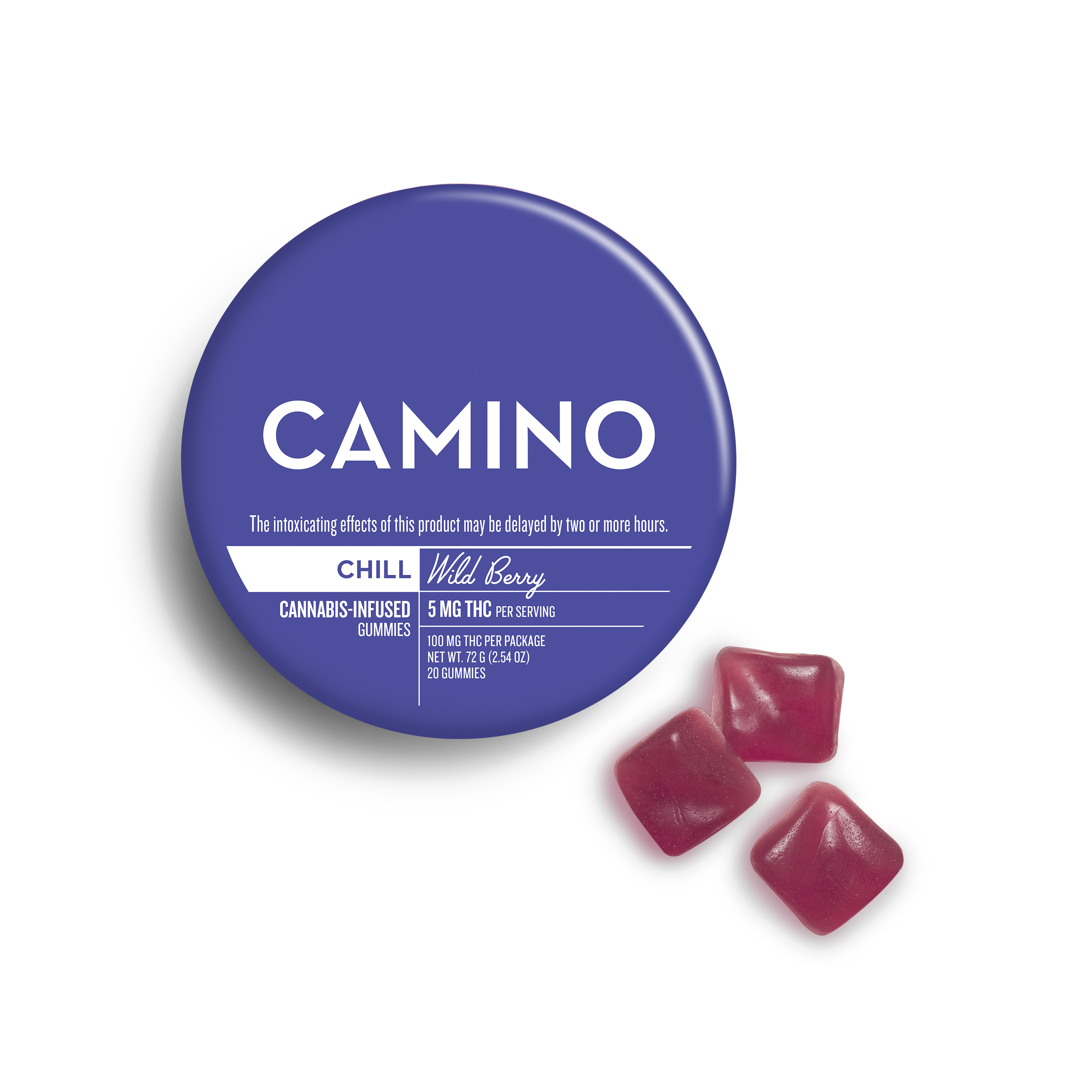 Photograph of product: Wild Berry - Chill Gummies - 100mg