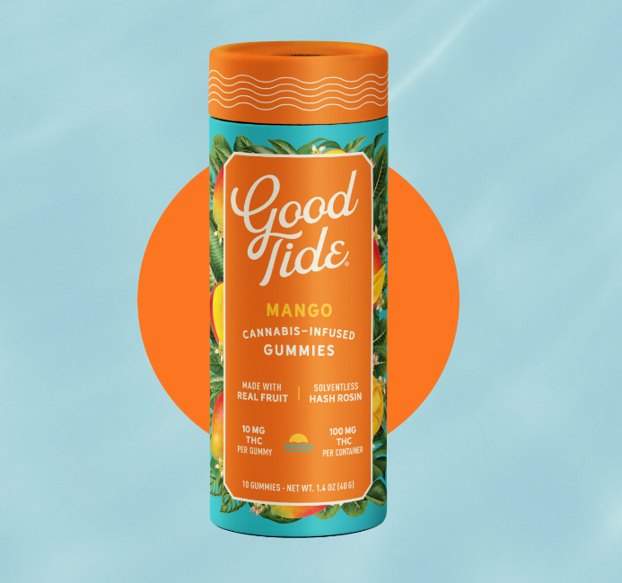 Photograph of product: Good Tide Gummies Mango (I) 100mg