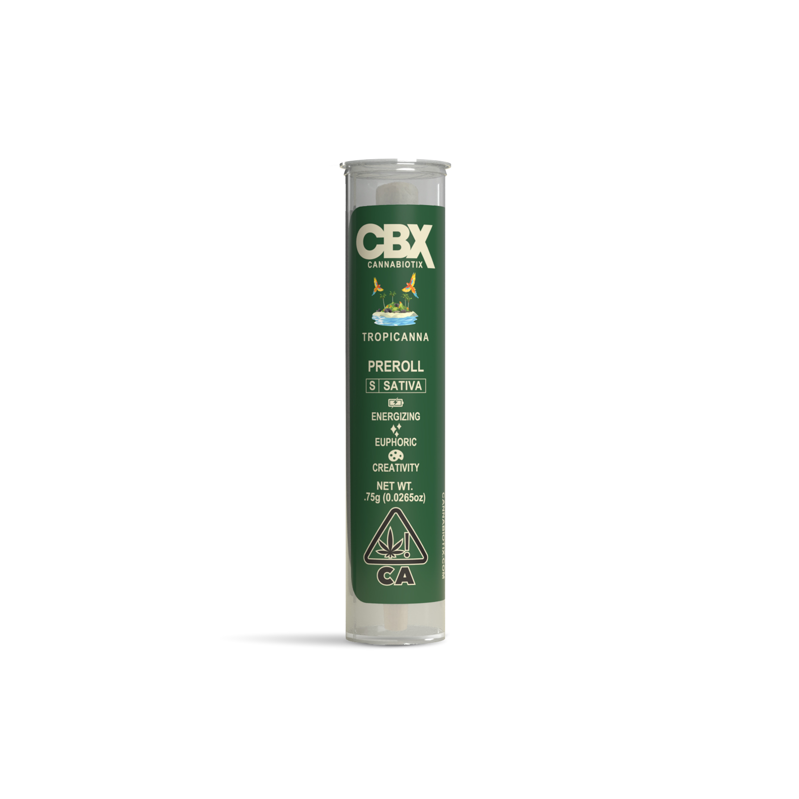 Photograph of product: CBX Tropicanna Pre-Roll