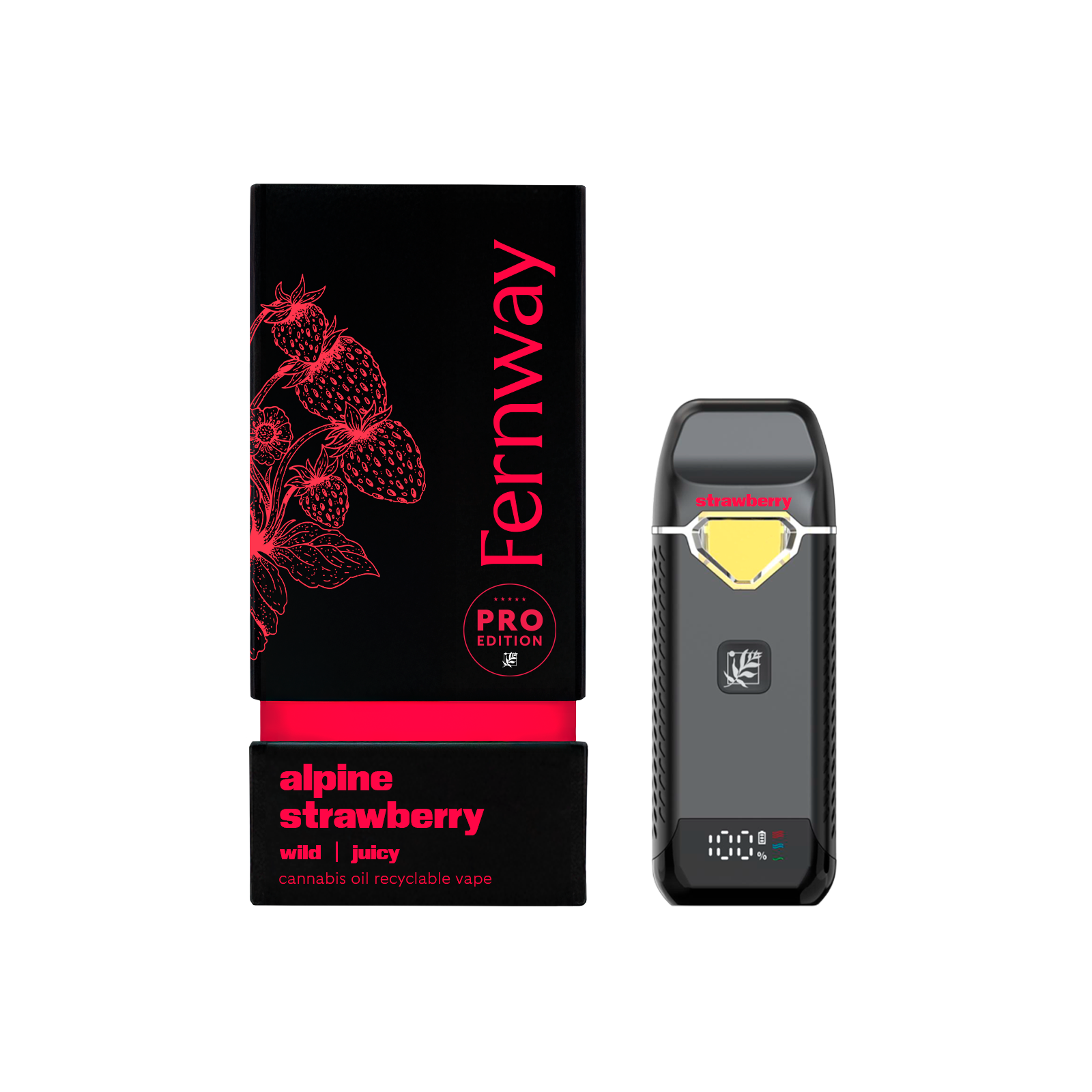 Photograph of product: Alpine Strawberry - Disposable Traveler PRO 2g