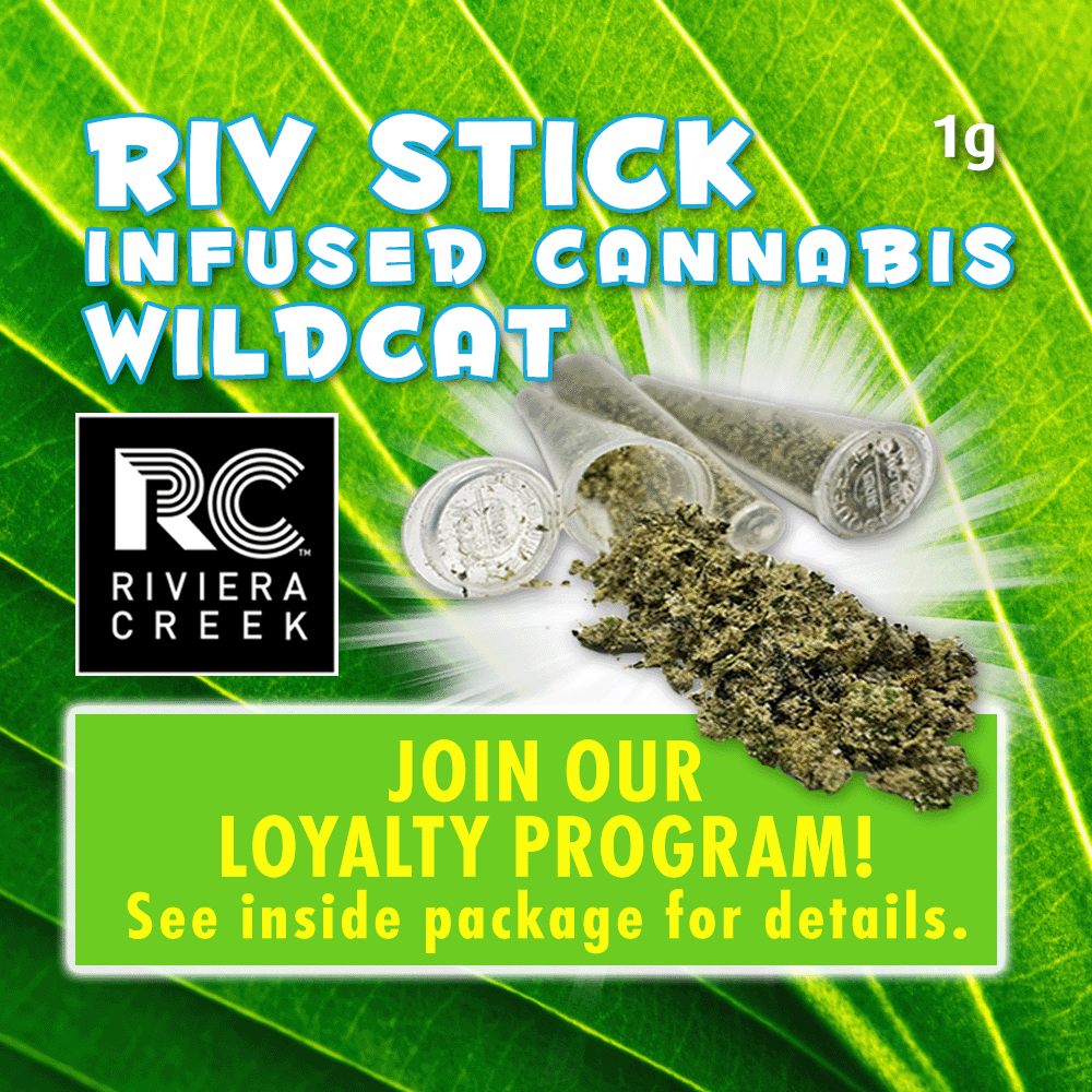 Photograph of product: Wild Cat | Riv Stick | Infused Flower | 1g