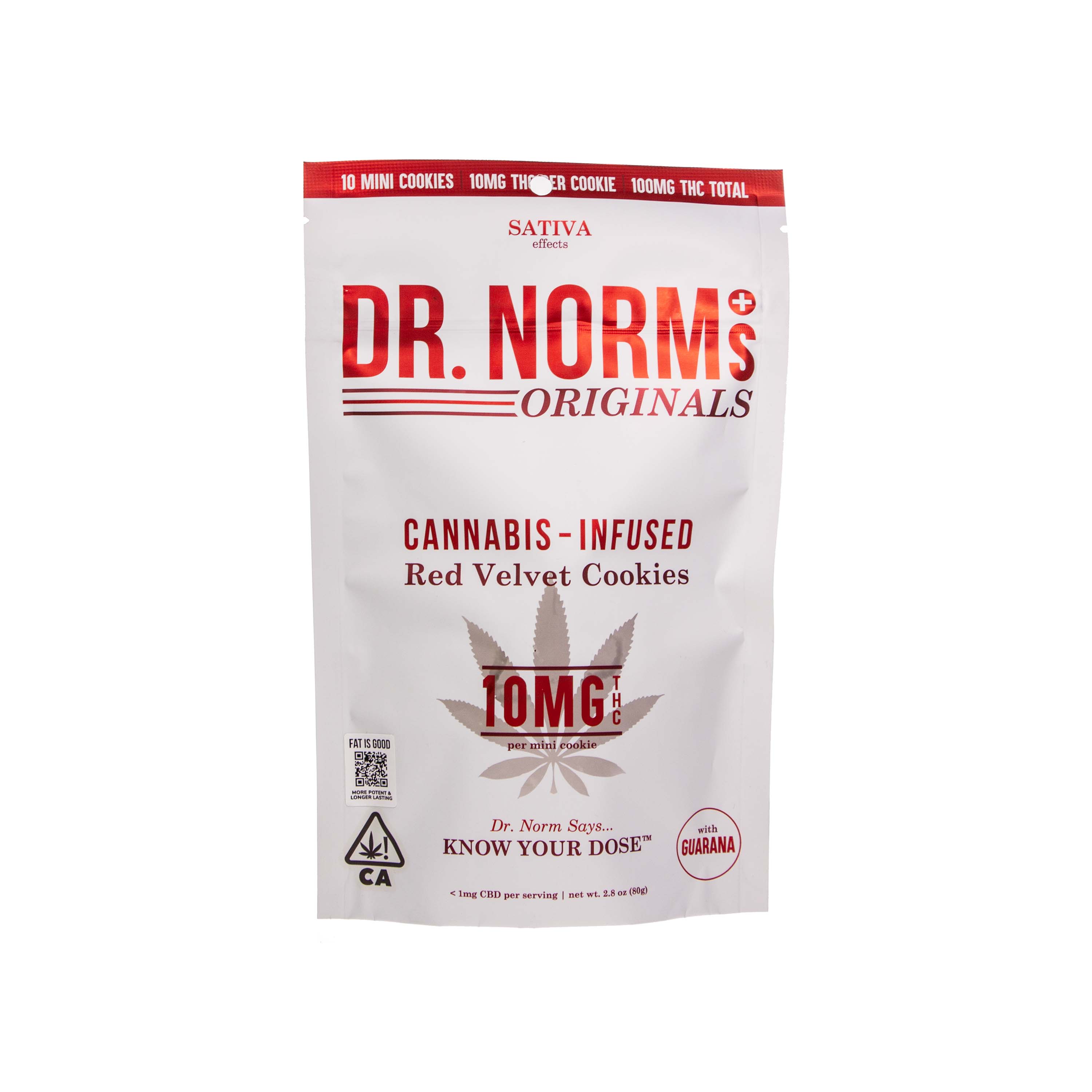 Photograph of product: Dr. Norms | Red Velvet Cookies (100mg TH-oui)