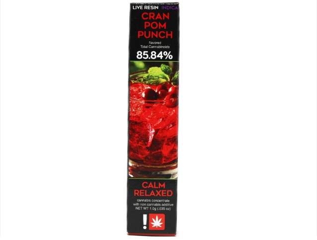 Photograph of product: Cran-Pom Punch Flavored Disposable | 1g
