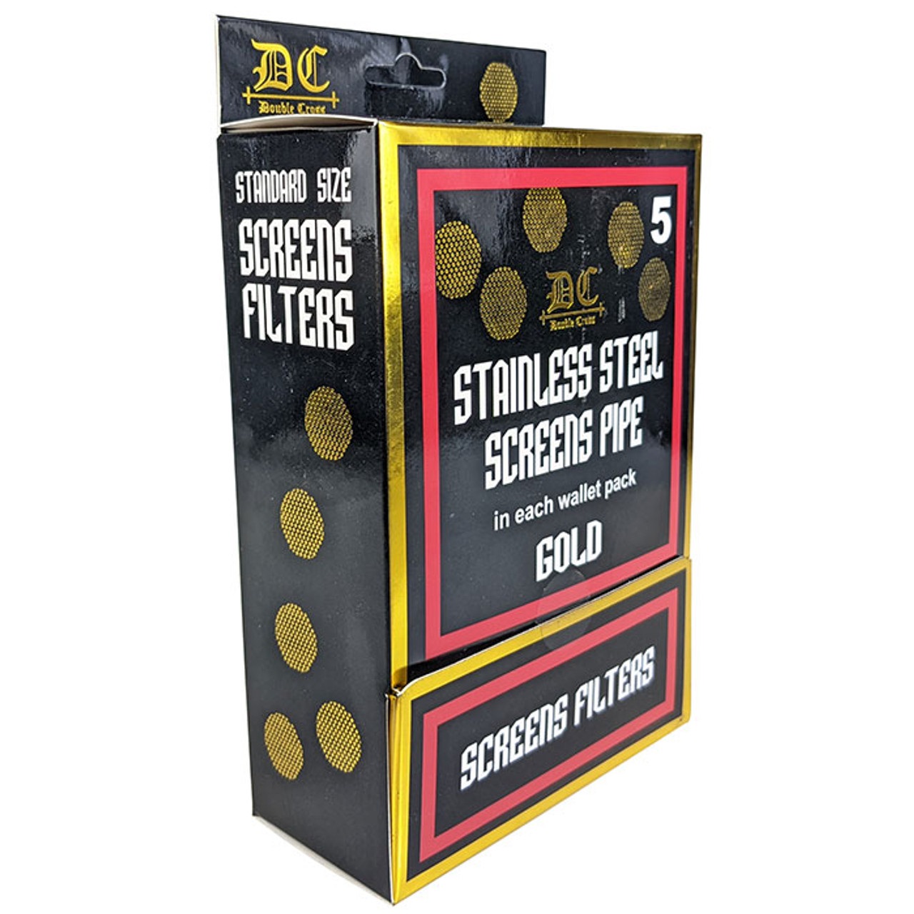 Photograph of product: Stainless Steel Pipe Screen Case Gold