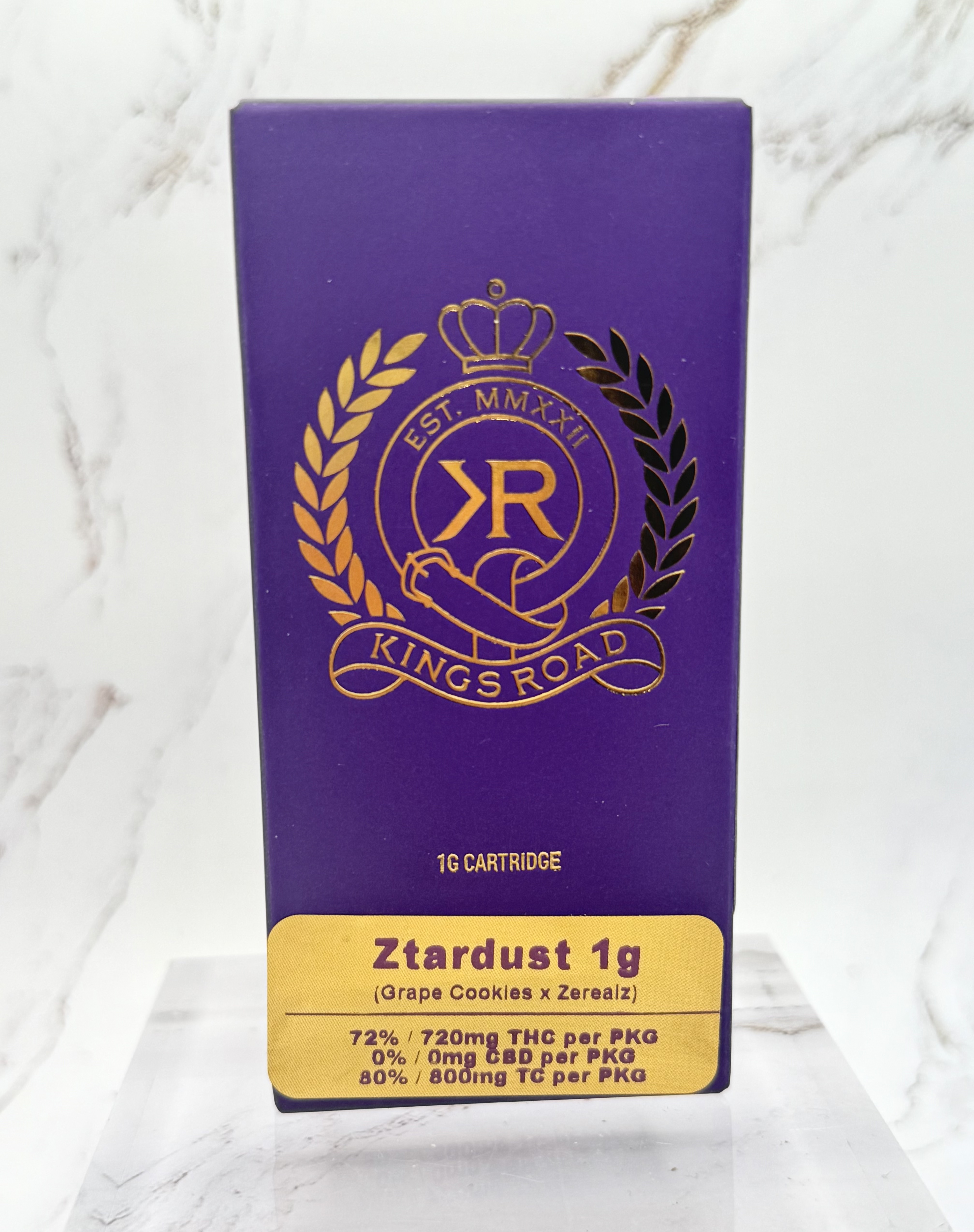 Photograph of product: Kings Road - Ztardust - Live Resin 510 Cart
