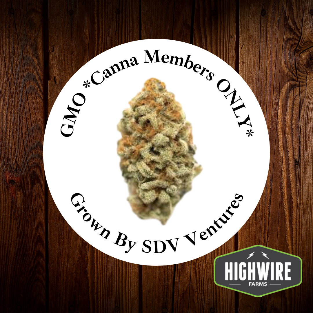 Photograph of product: Canna Co-op Exclusive GMO 1/8th