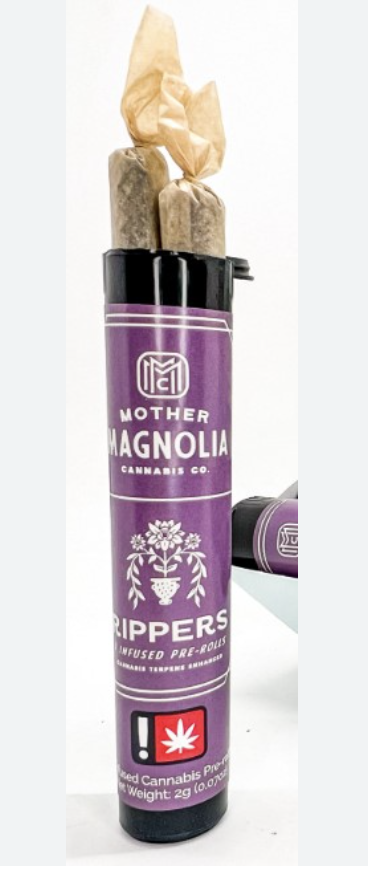 Photograph of product: Mother Magnolia Rippers Infused Pre-Roll 2pk | Sweet Skunk (SH)