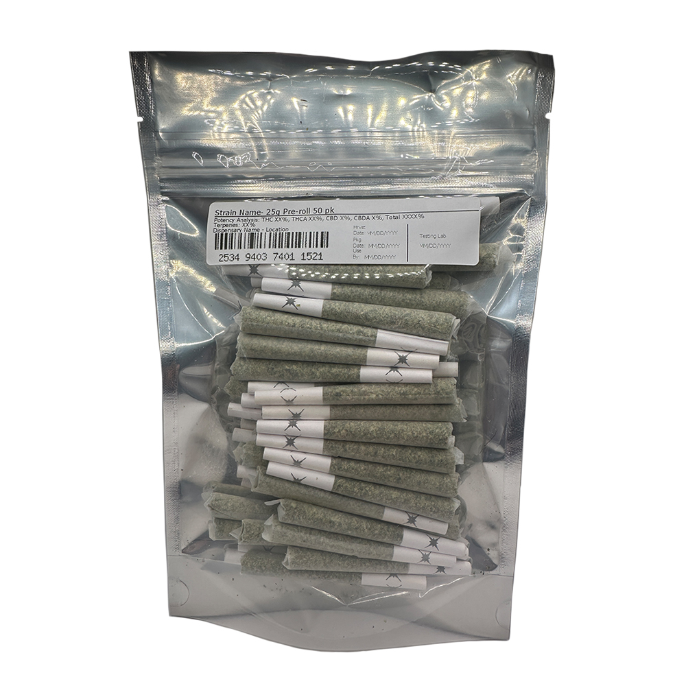 Photograph of product: GARLIC COCKTAIL 7 50PK PREROLLS 25G
