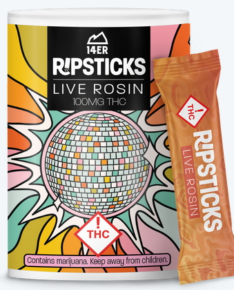 Photograph of product: Ripple | Ripsticks Live Rosin | REC - 100mg Rosin