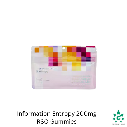 Photograph of product: (REC) Information Entropy 200mg RSO Gummies - Fruit Punch