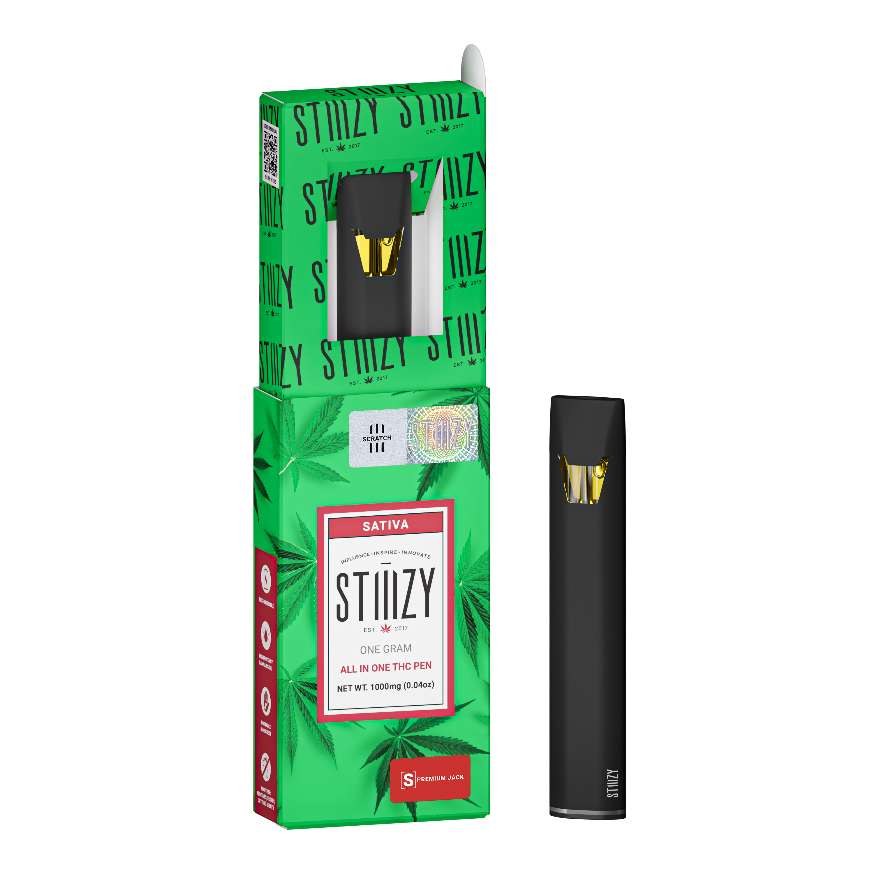 Photograph of product: Stiiizy Labs Disposable Pen Premium Jack