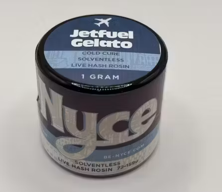 Photograph of Product: Jet Fuel Gelato Blue Label - 1G