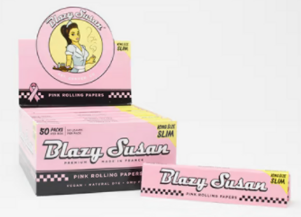 Photograph of product: King-Sized Slim Pink Papers | 50pk