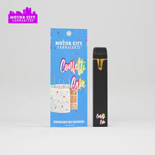 Photograph of product: MCC - Disposable Vape Cart - Confetti Cake - Hybrid