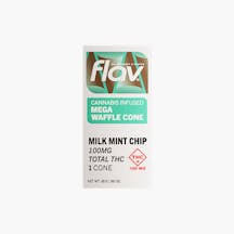 Photograph of product: Flav Milk Mint Chip Mega Cone 100mg