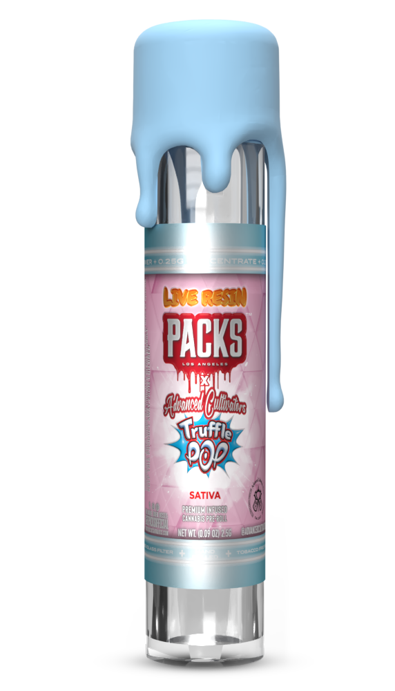 Photograph of product: Packs Classics | Truffle Pop | Live Resin Infused | Blunt | 2.5g
