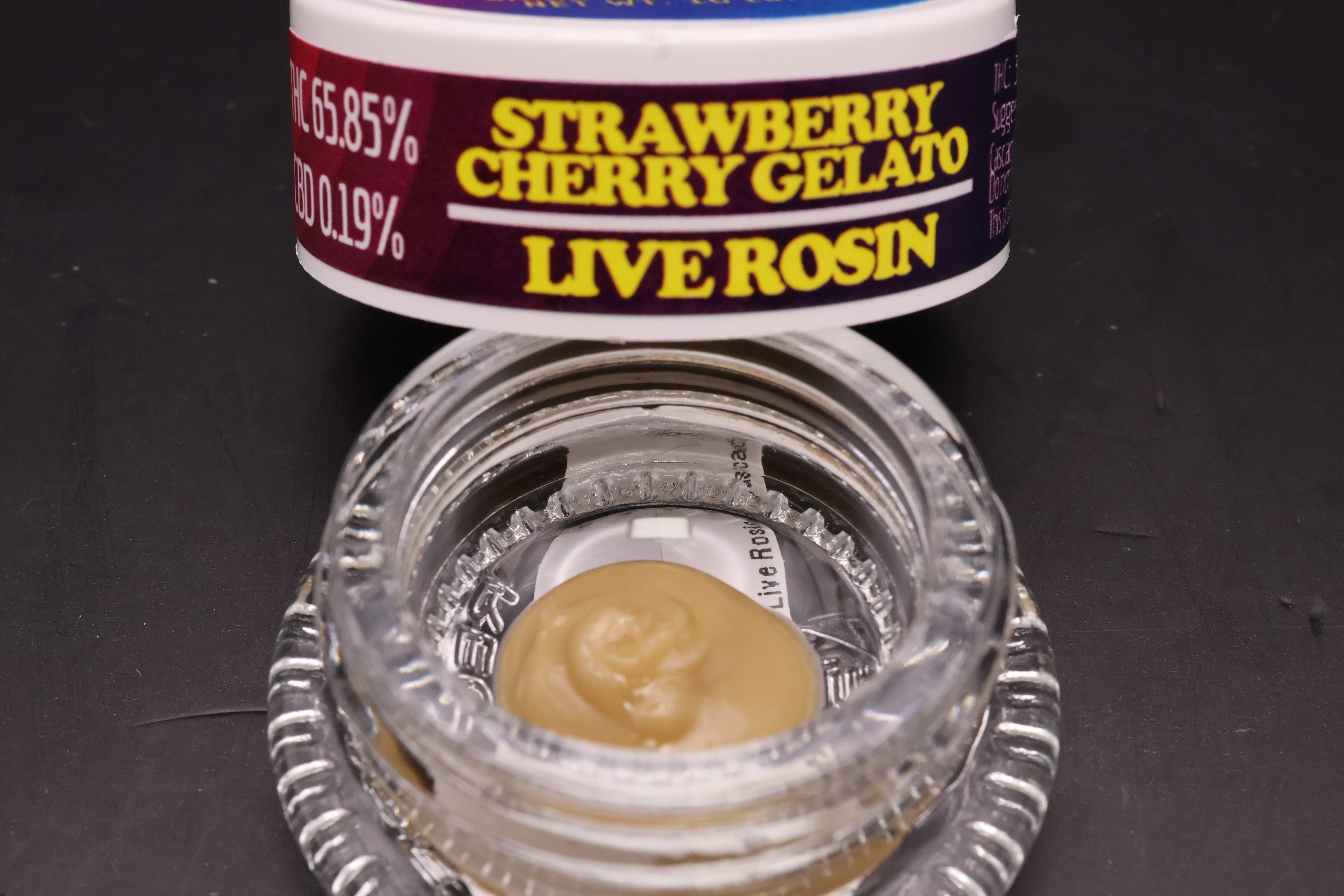 Photograph of product: Strawberry Cherry Gelato Live Rosin (Cascade)
