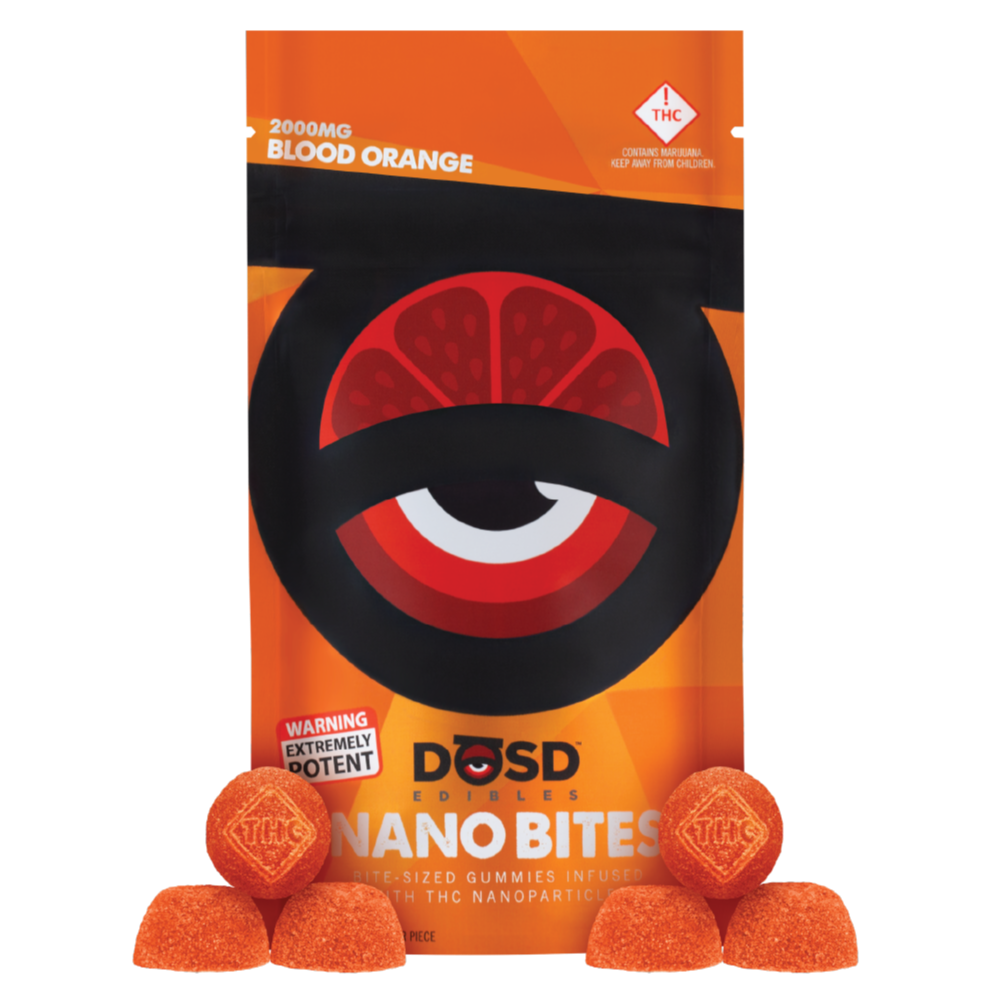 Photograph of product: DOSD GUMMY BLOOD ORANGE (H) [20PK] 2000MG