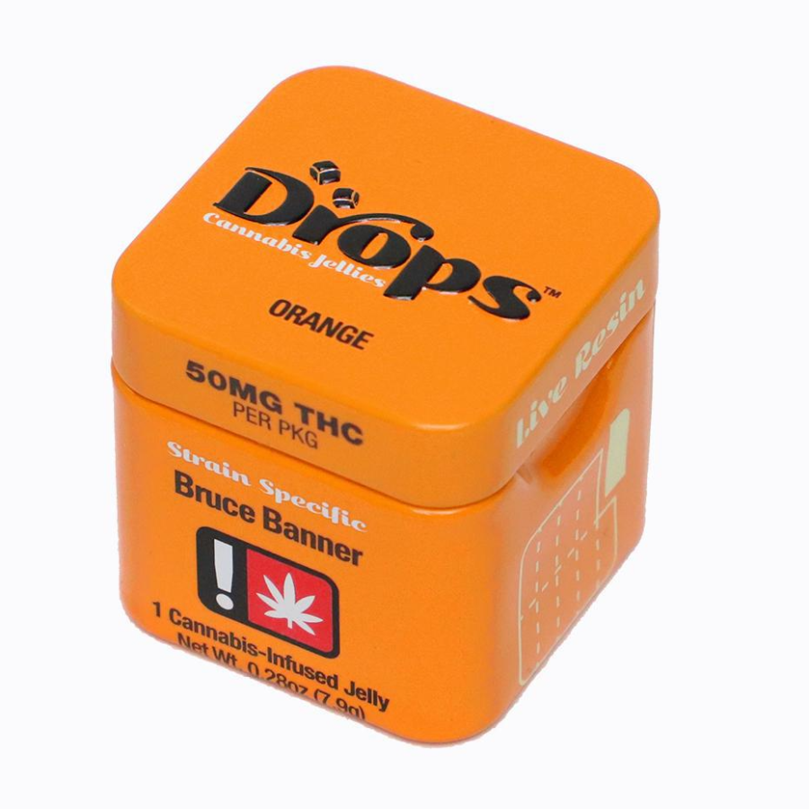 Photograph of product: !Gummy - Drops - Oui'd Orange - 100mg