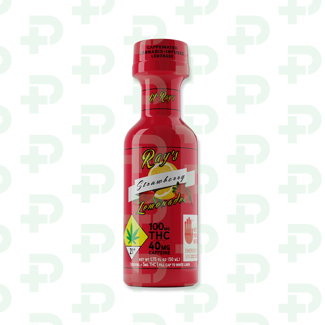 Photograph of product: Lil Rays 100mg Lemonade - Strawberry