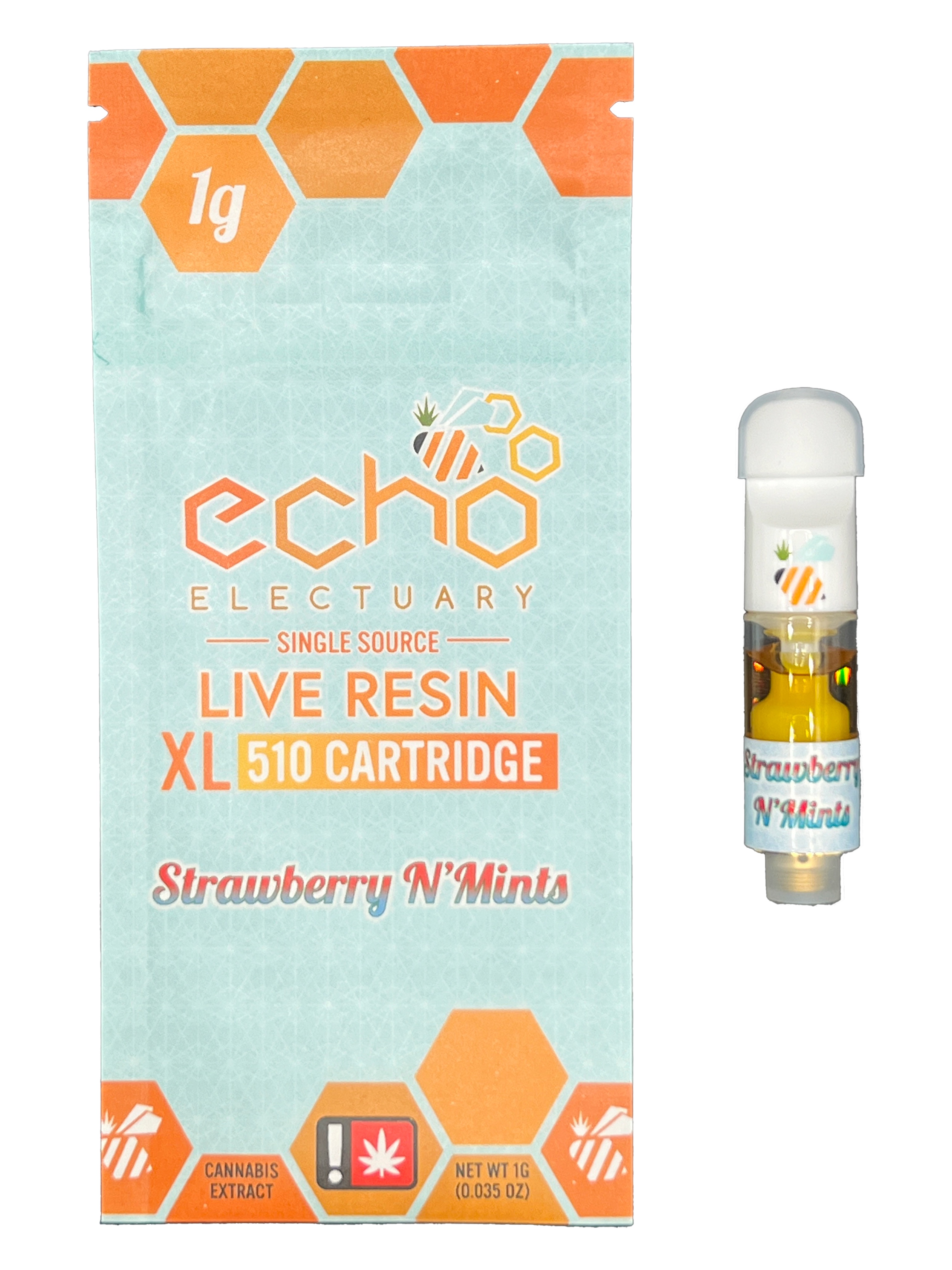 Photograph of product: Strawberry N'Mints Live Nectar XL Cartridge