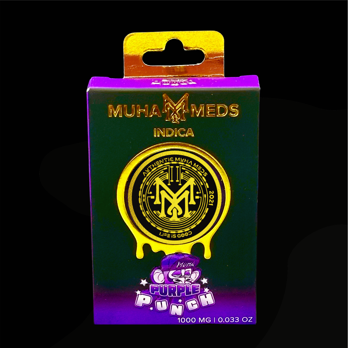Photograph of product: Muha Meds 1g Cartridge  | Purple Punch - Oui'd