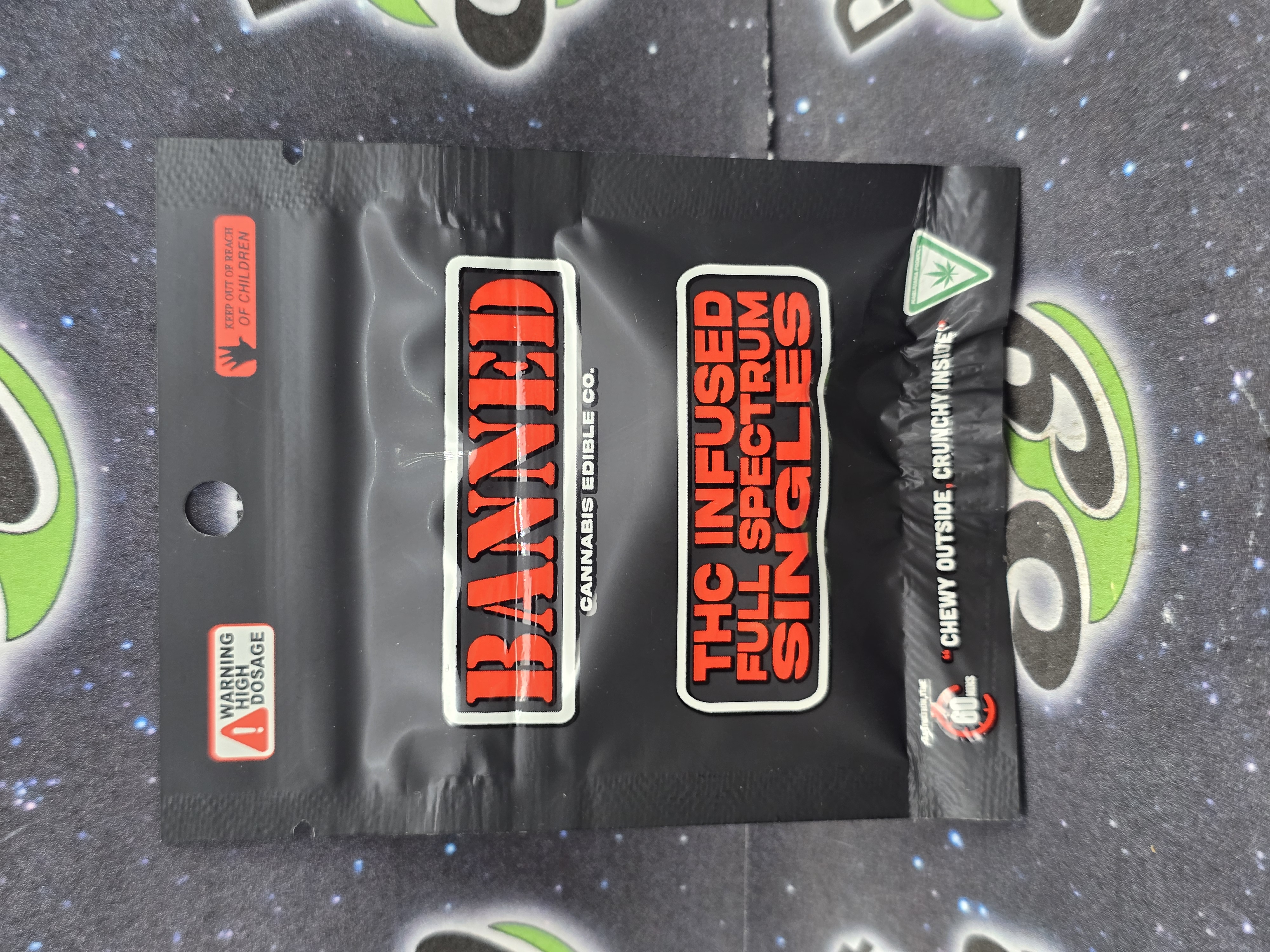 Photograph of product: Banned | Watermelon | 200mg Single Gummy