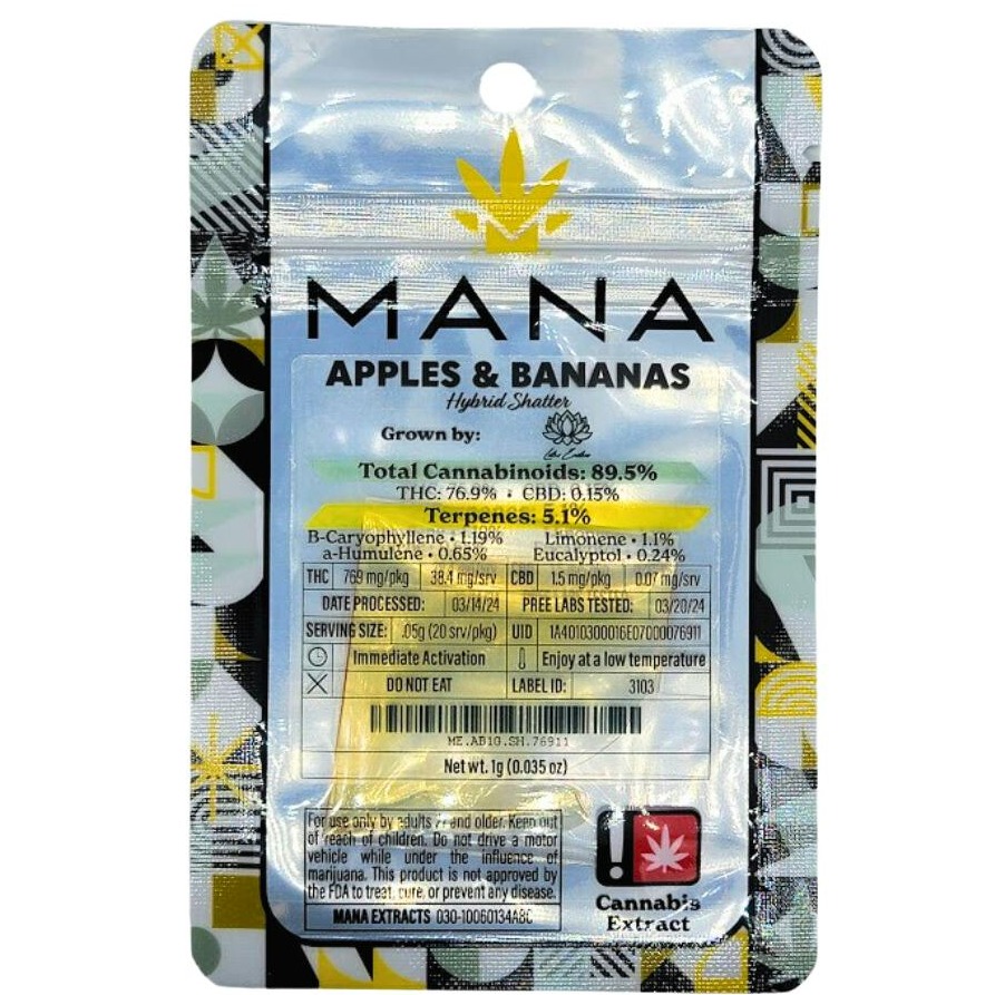 Photograph of product: Chrome Runtz Shatter | 1g