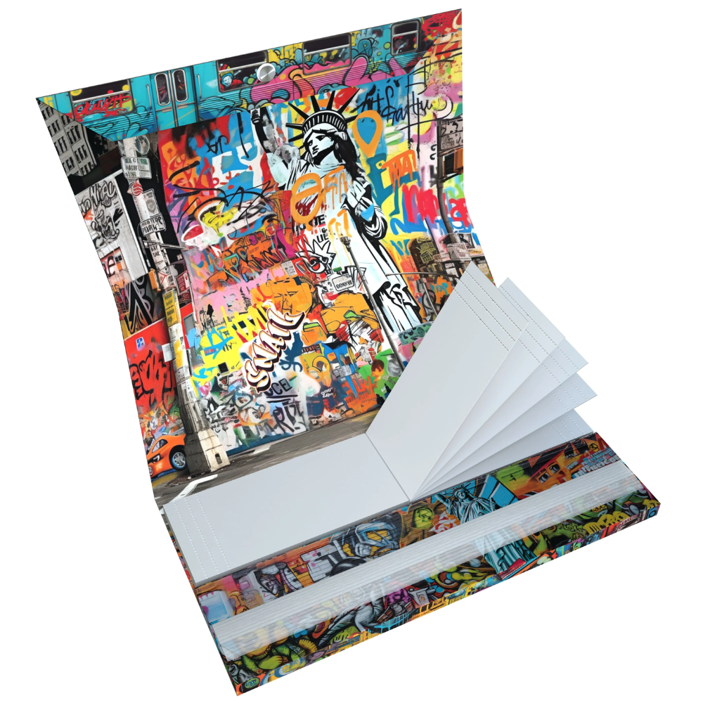 Photograph of product: Snail Papers | NYC Graffiti + Tips & Tray | Rolling Papers