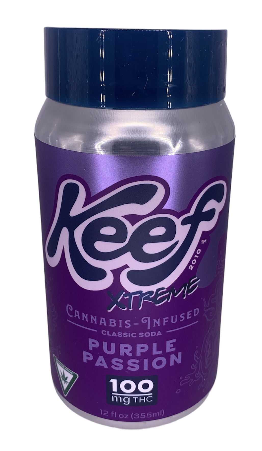 Photograph of product: 100mg Purple Passion Infused Soda