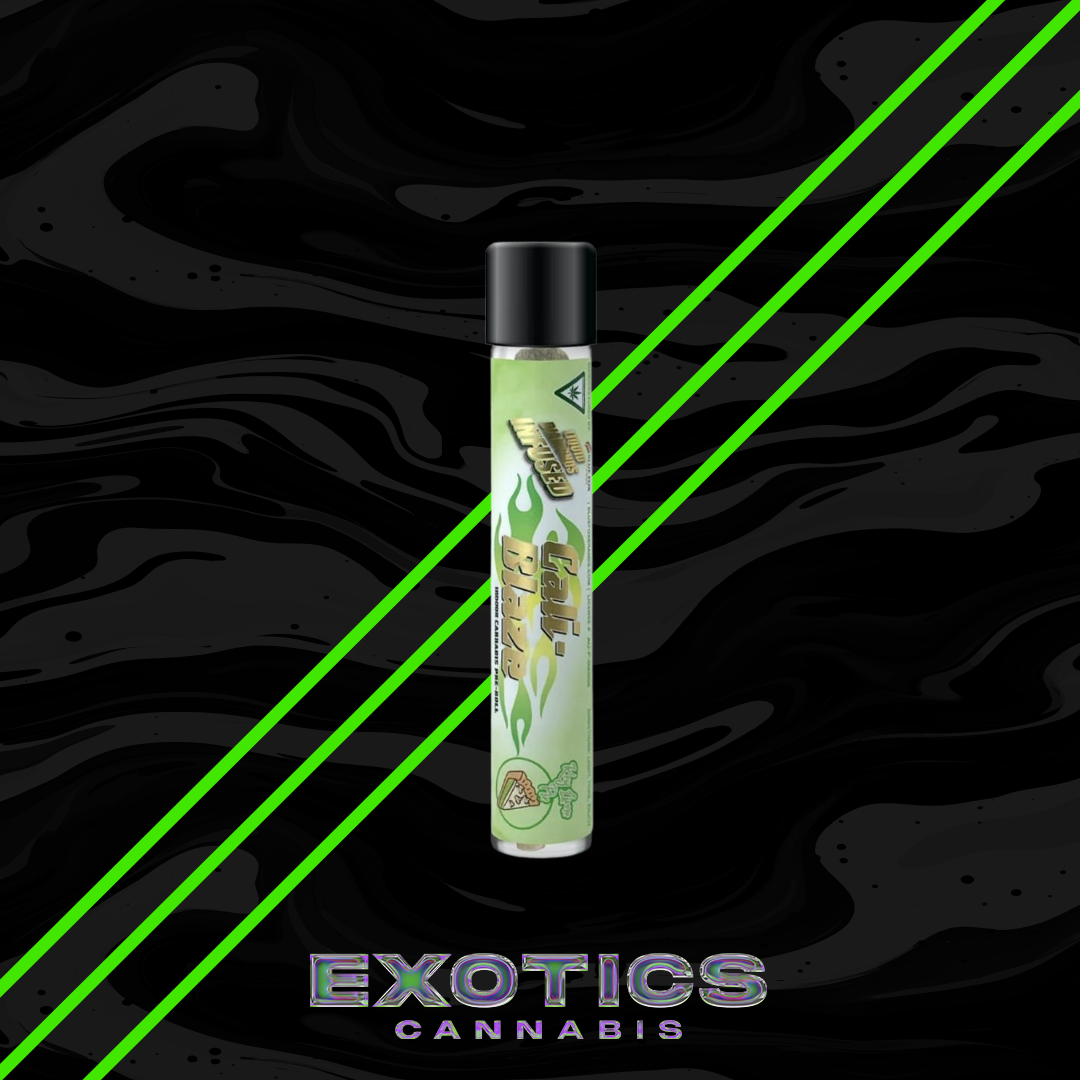 Photograph of product: Cali-Blaze - Key Lime Pie Infused Pre-roll (3/$15)
