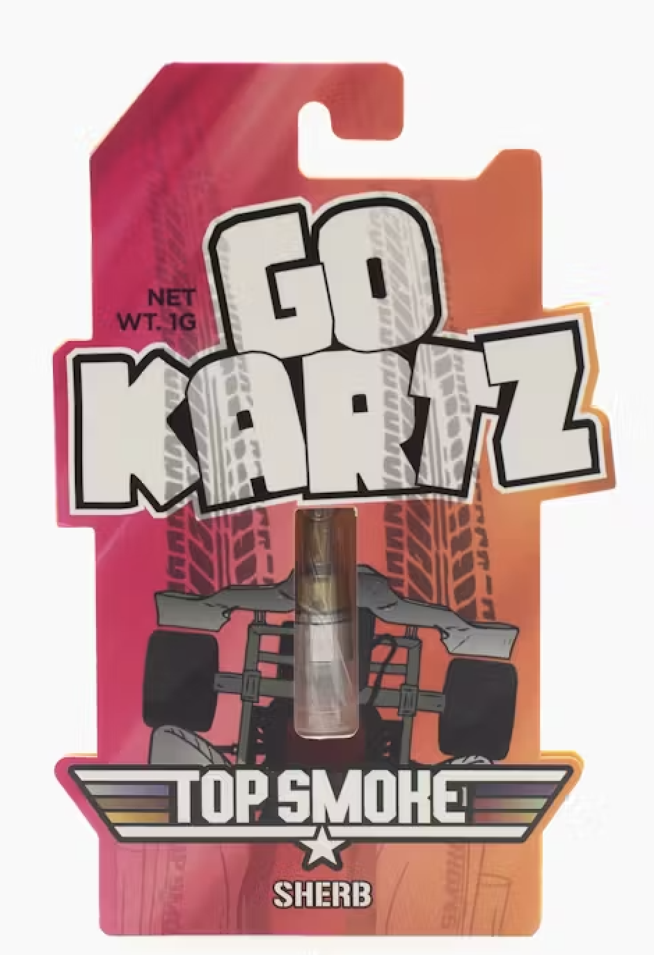 Photograph of product: Go Kartz by Top Smoke | Distillate 510 Carts | Sherb