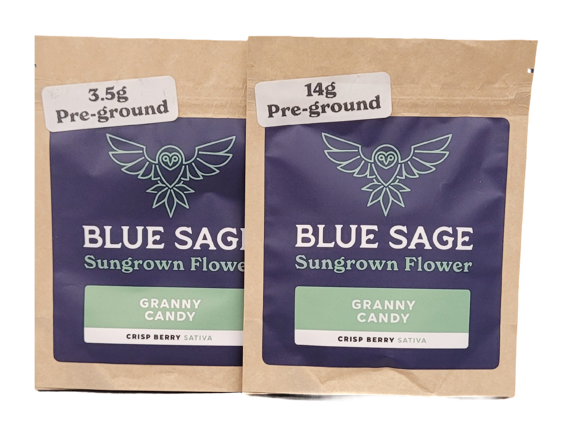 Photograph of product: Granny Candy Pre-Ground Flower | Blue Sage - 14g