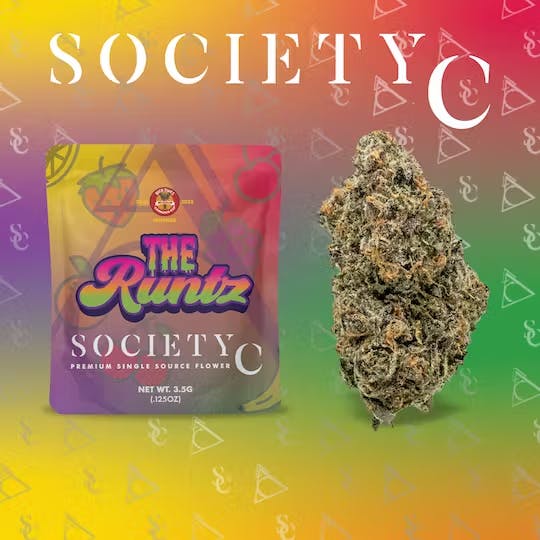 Photograph of product: Society C | The Runtz Pre-Pack Flower - 3.5g