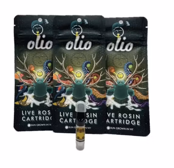 Photograph of product: Olio | Rainbow Guava | Live Rosin | Cart | .5g