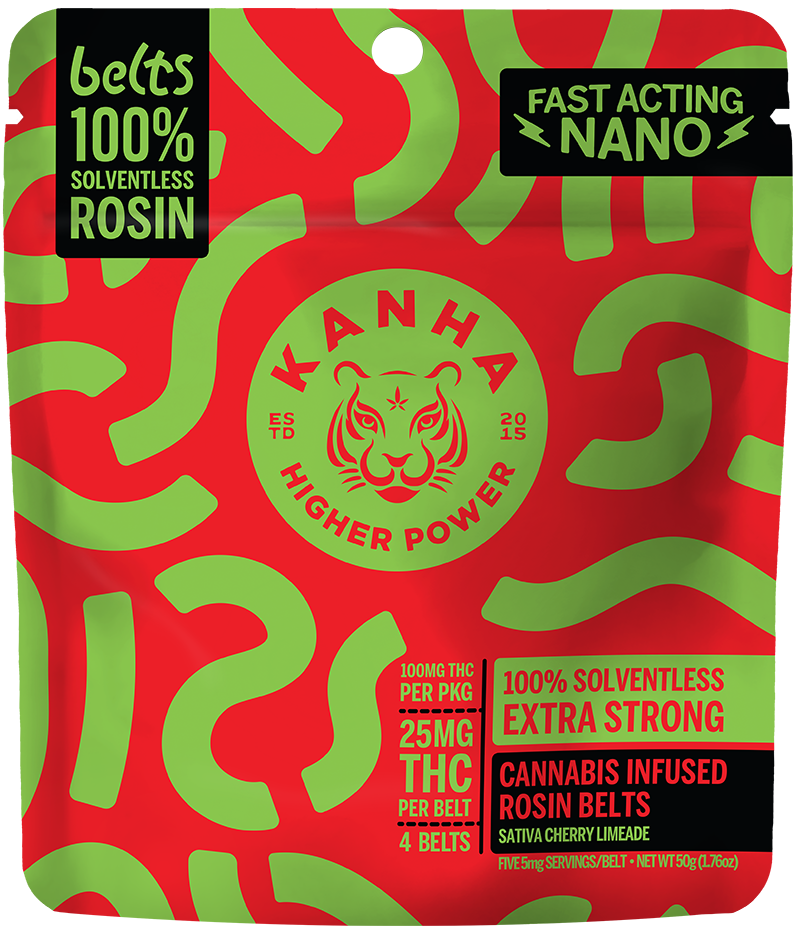 Photograph of product: 5mg Sativa Rosin Gummy Belts - Cherry Limeade - 20ct