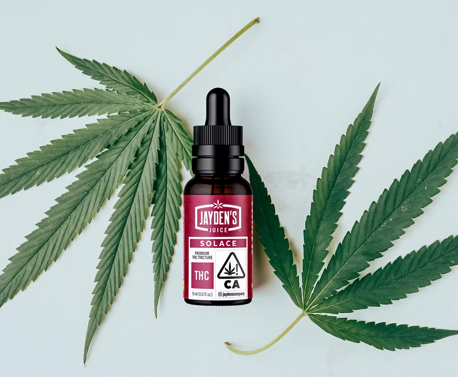Photograph of product: Jayden's Juice   Solace Thc Tincture 30ml   900 Mg