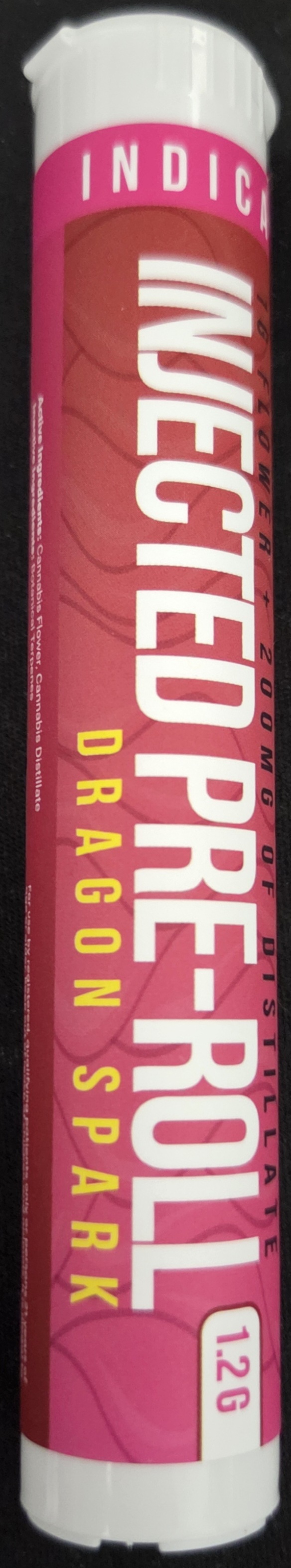 Photograph of product: Distro 10 - Dragon Spark - Infused Preroll