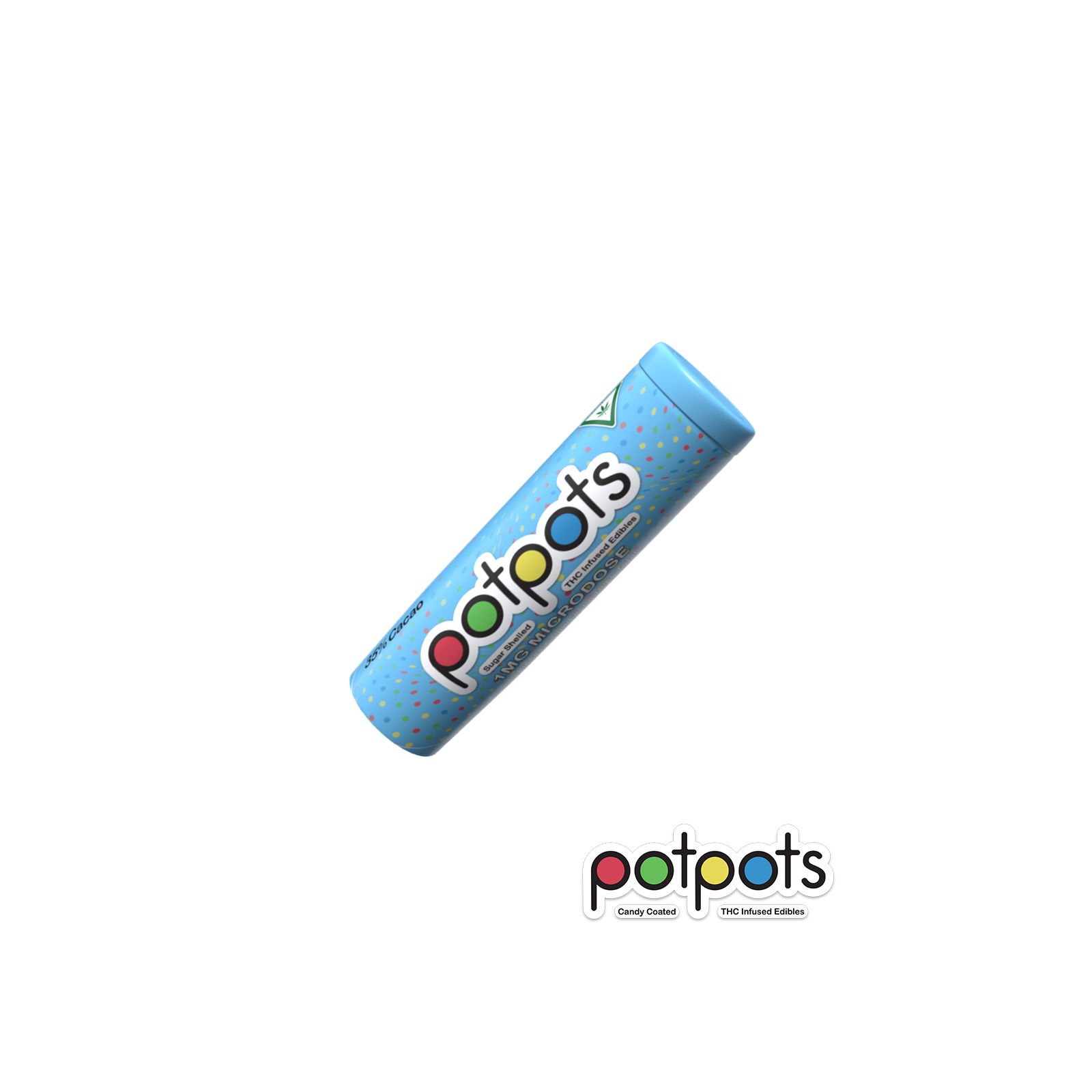 Photograph of product: PotPots - Milk Chocolate - 10mg