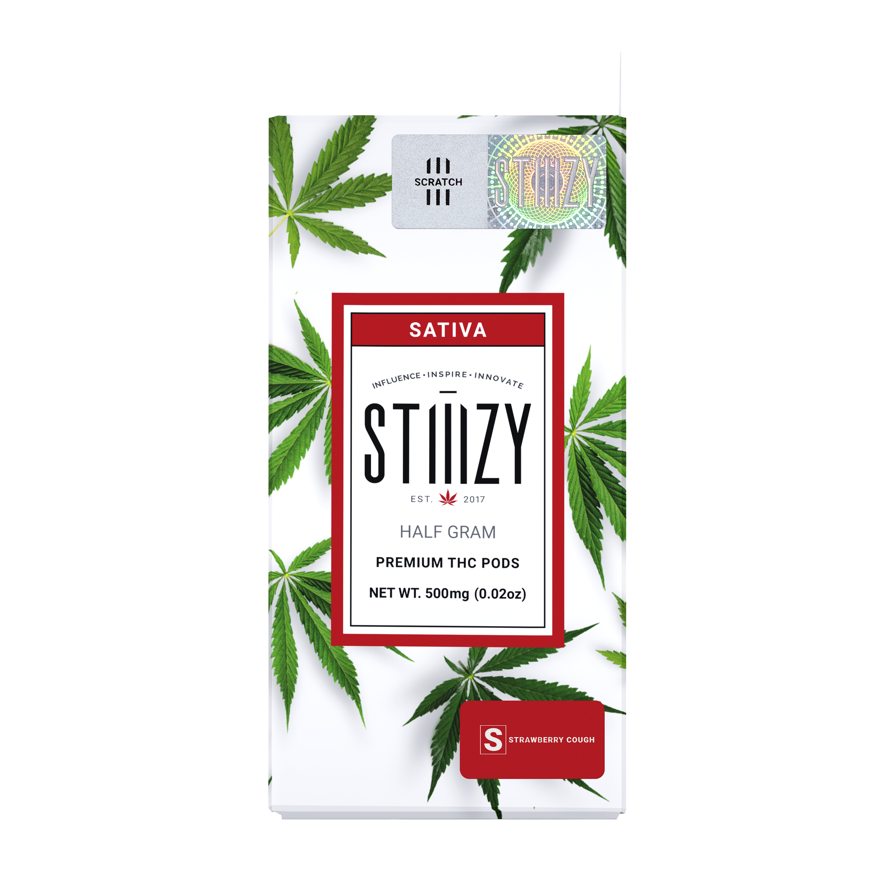Photograph of product: STIZZY Original Pods (.5g) Strawberry Cough (S)