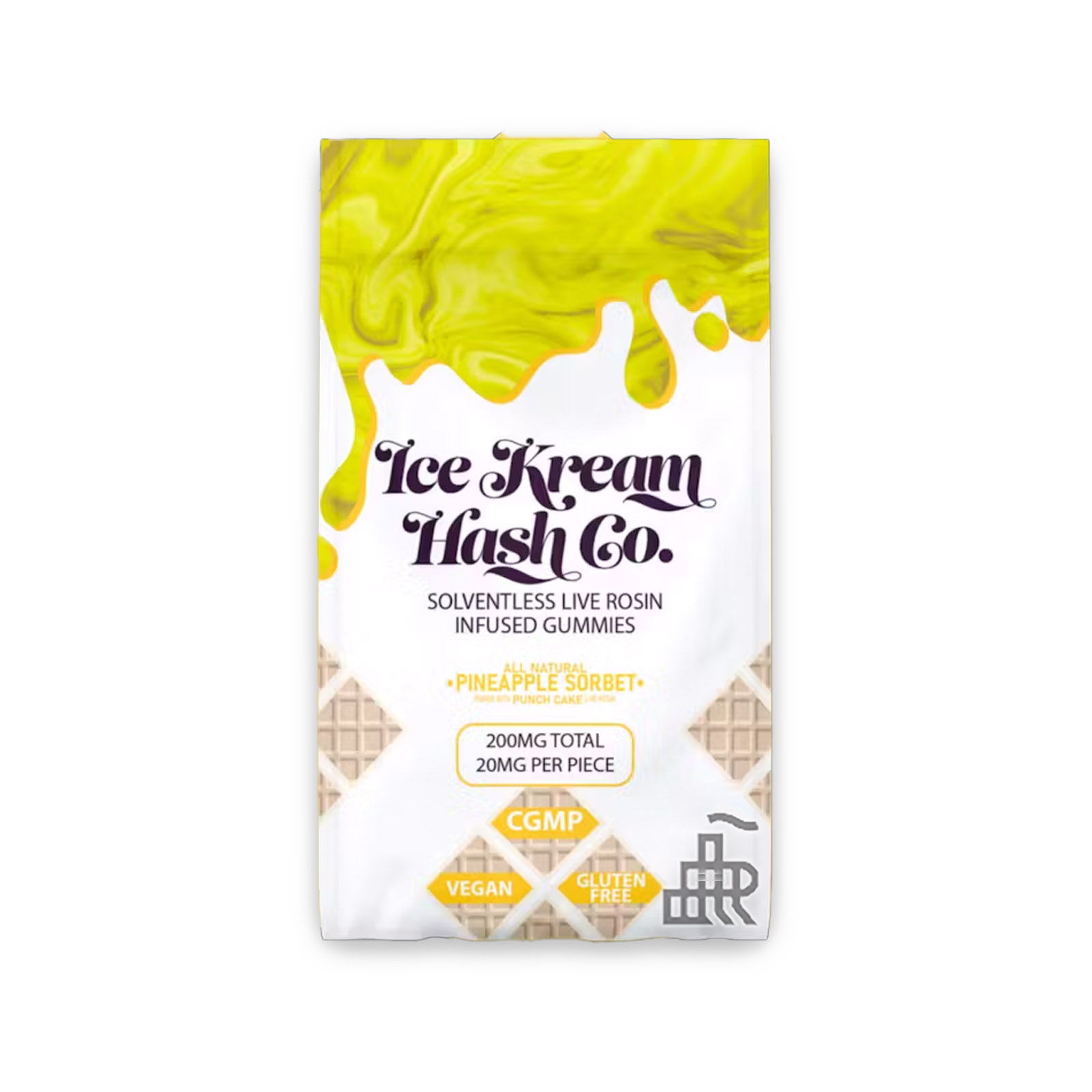 Photograph of product: Pineapple Sorbet | Live Rosin | 10pc