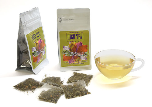Photograph of product: High Tea | Green Tea w/ Coconut & Pineapple | 15mg CBD