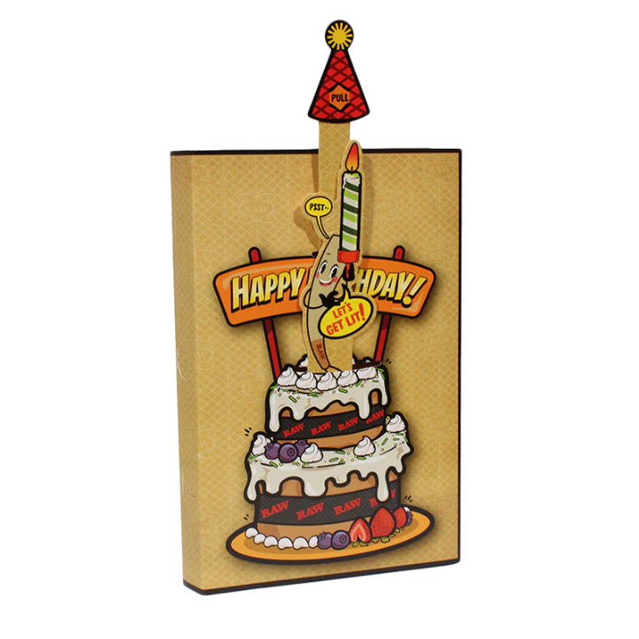 Photograph of product: Raw - Birthday Card