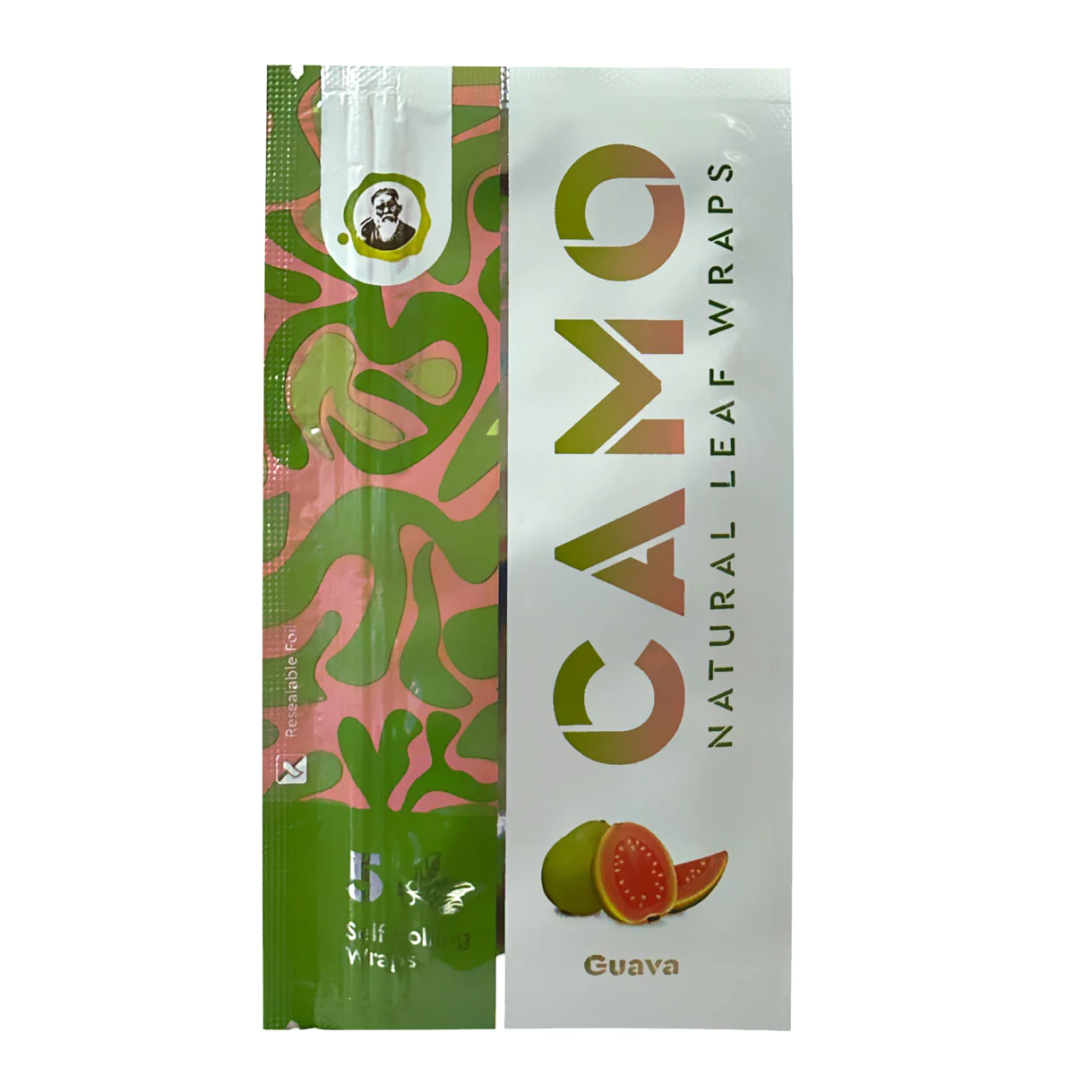 Photograph of product: Camo Guava Natural Leaf Wraps (5pk)