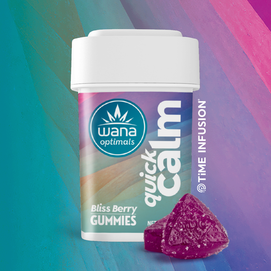 Photograph of product: Berry Bliss Quick Calm | 10:10:1 CBD:CBG:THC Fast Acting Gummies | 20pk of 1mg*