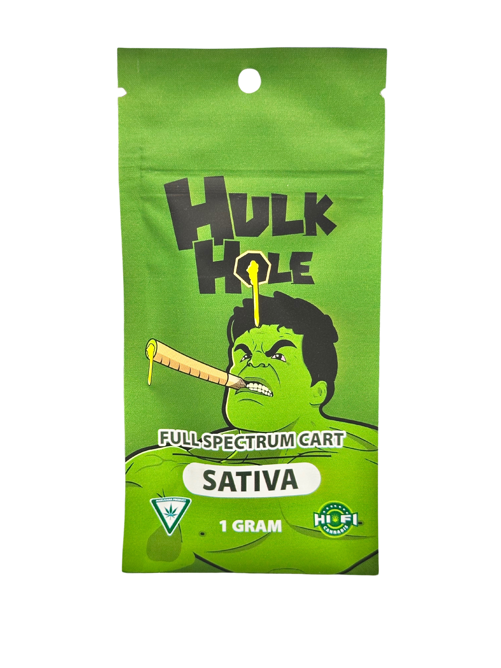 Photograph of product: HIFI Hulk Hole Full Spectrum Vape Cart