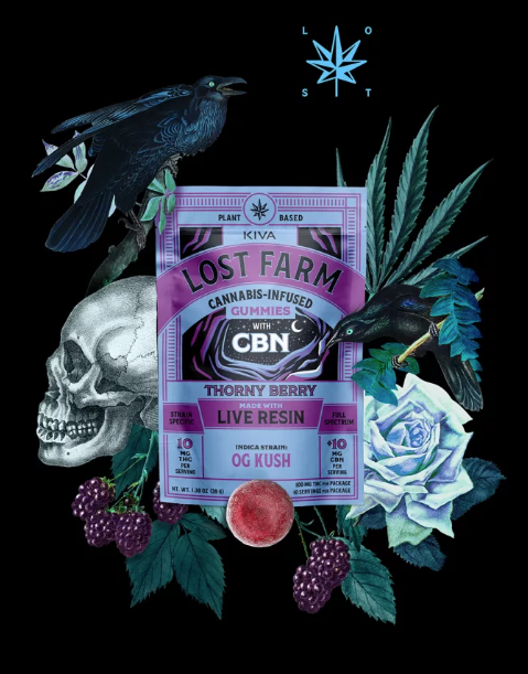 Photograph of product: Thorny Berry x OG Kush CBN 1:1 100mg [F15]