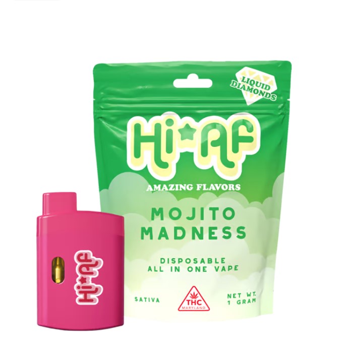 Photograph of Product: 1g Mojito Madness Liquid Diamonds Disposable