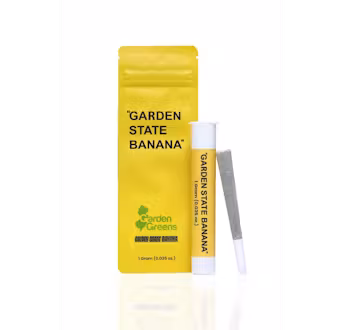 Photograph of product: Rainbow Fizz | 1g Pre-Roll | Garden State Banana